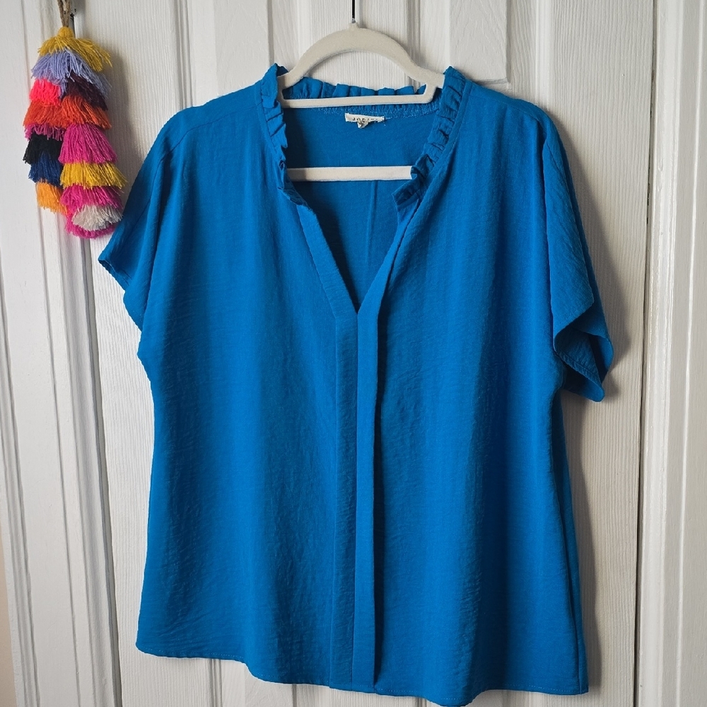 NWOT Vibrant Blue Blouse